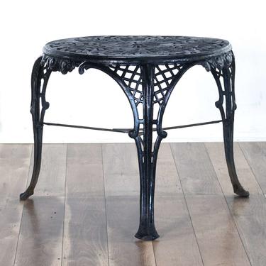 Victorian Black Cast Iron Garden Table