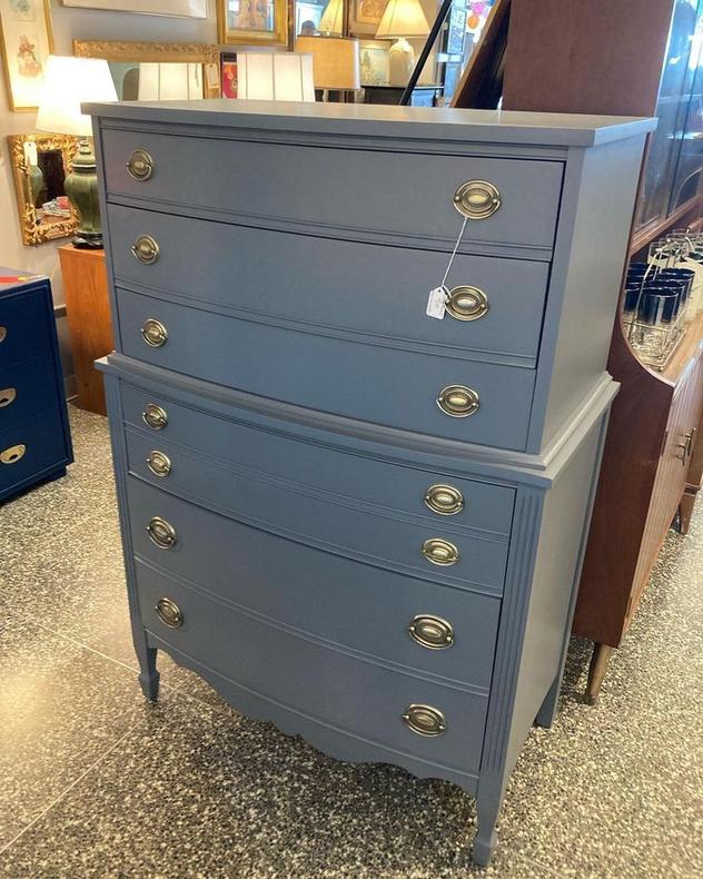 Grey chest of drawers 35 x 19 x 53