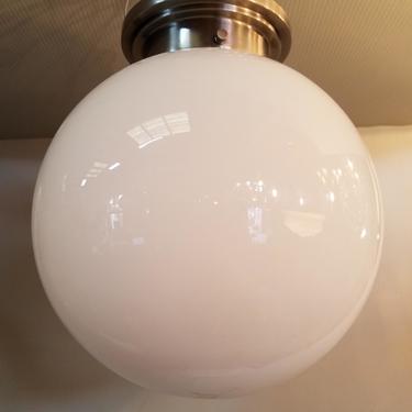 12in Globe Semi Flush Light