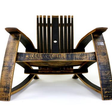 Bourbon Barrel Lounge Chairs - Patio Furniture - Whiskey Barrel Furniture 