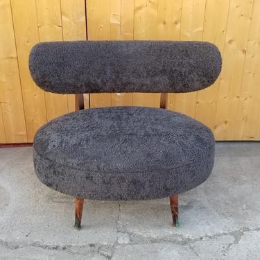 Mid Century Modern Otto Schultz Attributed Modernist Lounge Chair Newly Upholstered 