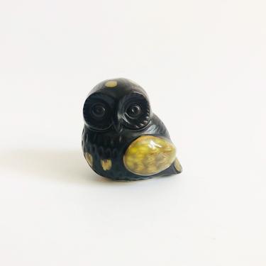 Petite Vintage Pottery Owl 