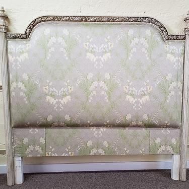 Item #MD1 Custom Made Hand Carved &amp; Upholstered French Style Queen Headboard