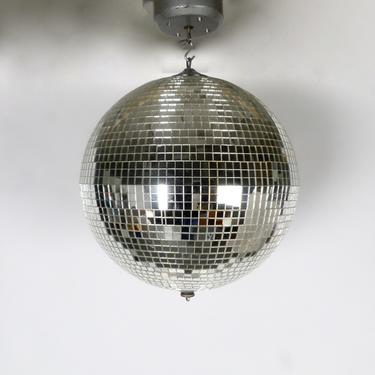 Vintage Disco Ball With Rotator & Spots