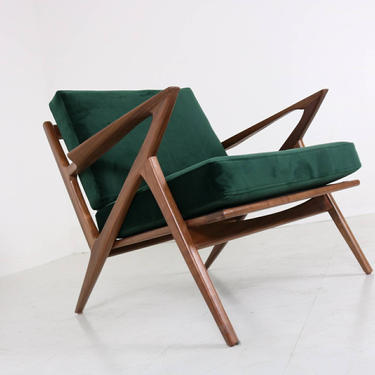 Mid Century Selig Style Z Chair 