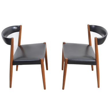 Teak Dining Chairs Danish Modern Kai Kristiansen 