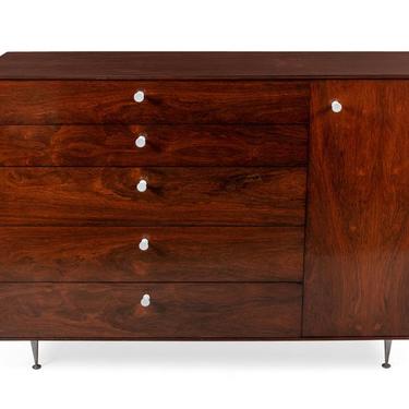 George Nelson Rosewood Thin Edge Chest of Drawers/Cabinet, Herman Miller 1950s