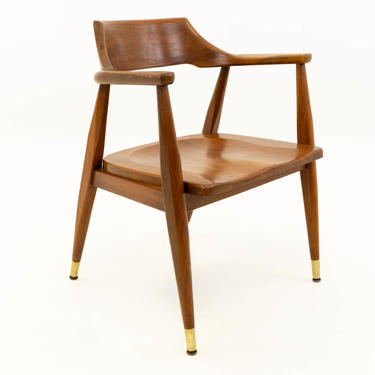 Paoli Mid Century Modern Walnut Desk Chair
