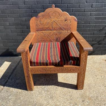 Multani Hand Carved Arm Chair