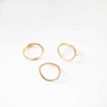 Brass Oval Ring by Kimber Elements