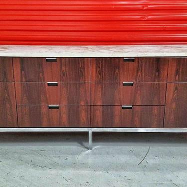 FLORENCE KNOLL BRAZILIAN ROSEWOOD CREDENZA FOR KNOLL