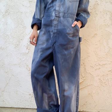 Vintage 70's Pointer Brand Faded Distressed Coveralls 