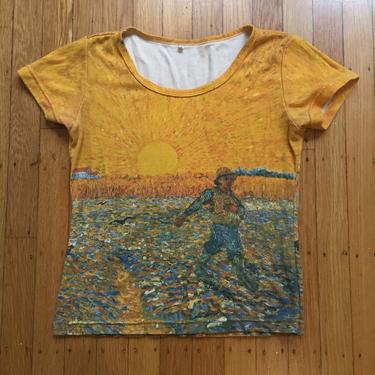 Vintage Van Gogh print T-shirt 