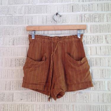 Urban Outfitters Size Small Burnt Orange Print Shorts