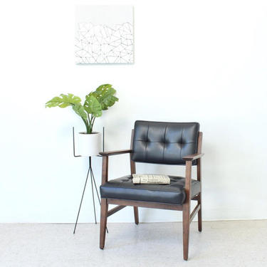 Black Vintage Walnut Chair 