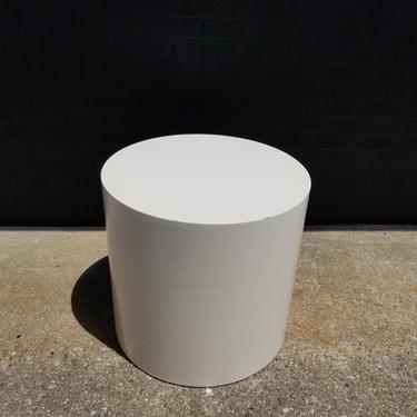 Post Modern Lacquered Drum Table