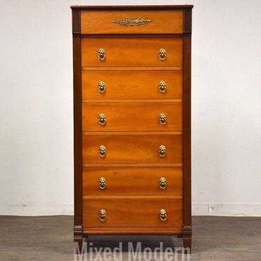 Cherry and Mahogany Lingerie Chest Dresser 