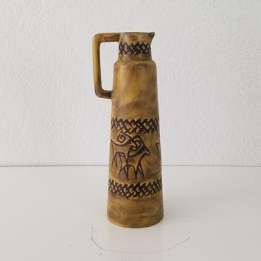 Mid-Century West Germany  Decorative Ceramic Jug / Vase . 