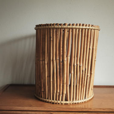 Bamboo planter / Bohemian Side table, Plant stand 
