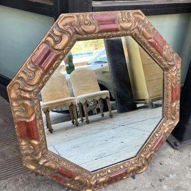 Reflection from the Future | Vintage Carved Spanish Style Mirror