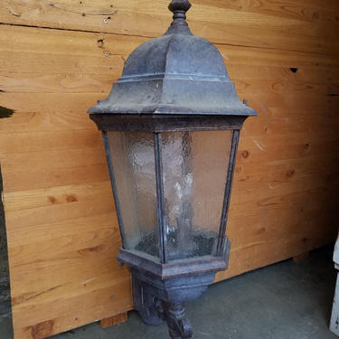 Exterior Sconce with Obscured Glass