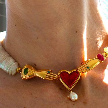 Heimat Atlantica Love Necklace in Mother of Pearl