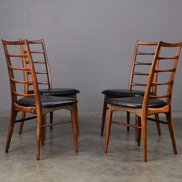 4 Rosewood Dining Chairs Koefoed 'Lis' Danish Modern 