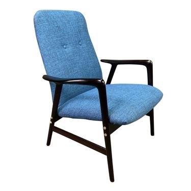 Vintage Scandinavian Mid Century Modern Lounge Chair by Alf Svensson for Dux 