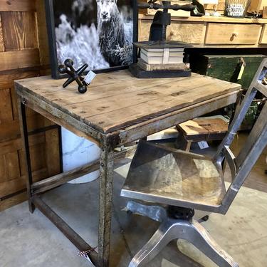 Vintage Rustic Industrial Table
