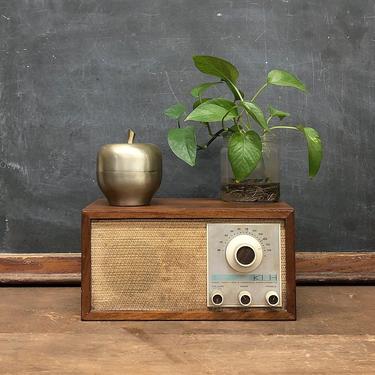 Vintage Radio Retro 1965 RARE KLH Model Twenty One + 21 + Henry Kloss + Audio + Collectible + FM Desktop Radio + Walnut + Home Studio Decor 