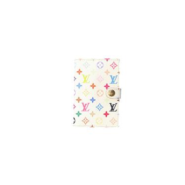 Louis Vuitton White Multicolor Card Holder
