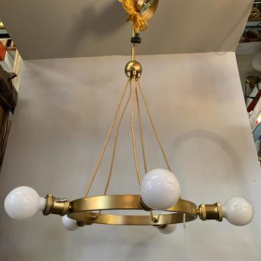 Modern gold chandelier 19Dia x 39H