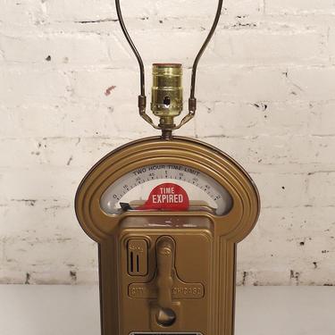 Vintage Duncan Miller Parking Meter Table Lamp