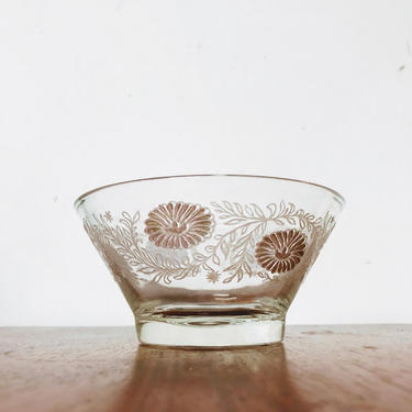 Vintage Mid Century Modern Glass Condiment Bowl Signed Todd 