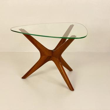 Adrian Pearsall &quot;Guitar Pick&quot; Jacks Base End Table, Circa 1960s - *Please ask for a shipping quote before you buy. 
