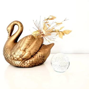 Vintage Ceramic Swan Planter 