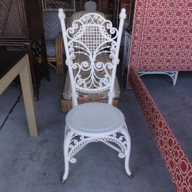 Antique Victorian Wicker Chair
