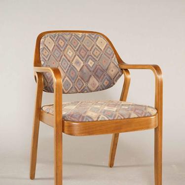 Don Petitt for Knoll Bent Wood Arm Chair