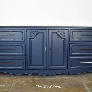 Modern Blue Dresser Hickory MFG Co.