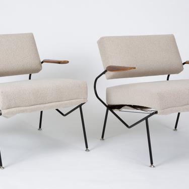 Pair of California Modern Lounge Chairs by Dan Johnson for Selig