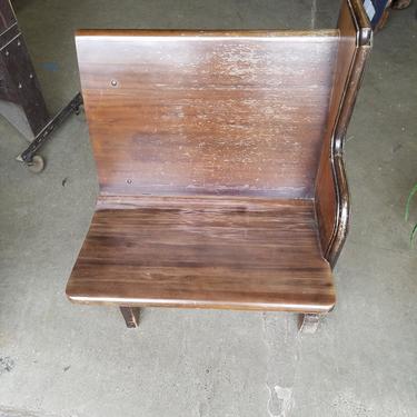 Chair - Pew End 27 W x 36 H x 24 D