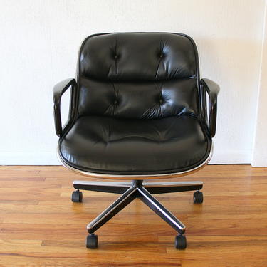 Mid Century Modern Knoll Chair by Charles Pollock