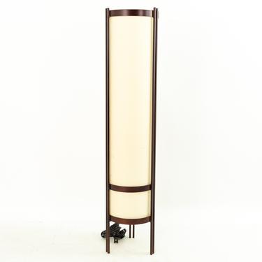 Mid Century Cylinder Shade Floor Lamp - mcm 