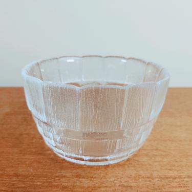 Vintage Nybro Crystal Bowl(s) | Wine Barrel Planter | Art Glass | Sweden 