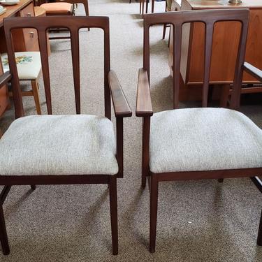 Item #V94 Pair of Mid Century Walnut Arm Chairs c.1960