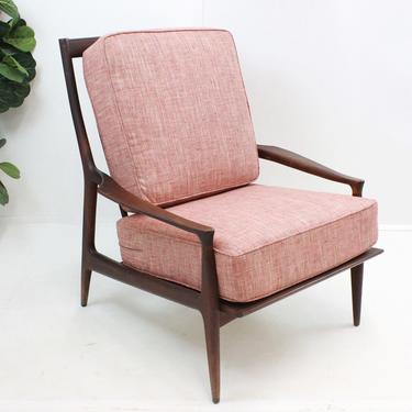 Mid Century Modern Danish chair with tall back rest 