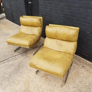 Pair of Mid Century Modern Arc Lounge Chairs