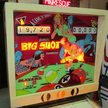 SOLD. BigShot Vintage Pinball Machine