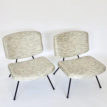 Pierre Paulin CM190 Pair of Slipper Lounge Chairs for Thonet