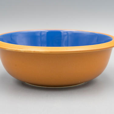 Soup Bowl, Crown Corning Sonora Blue | Vintage Designer Dinnerware | Two Tone 